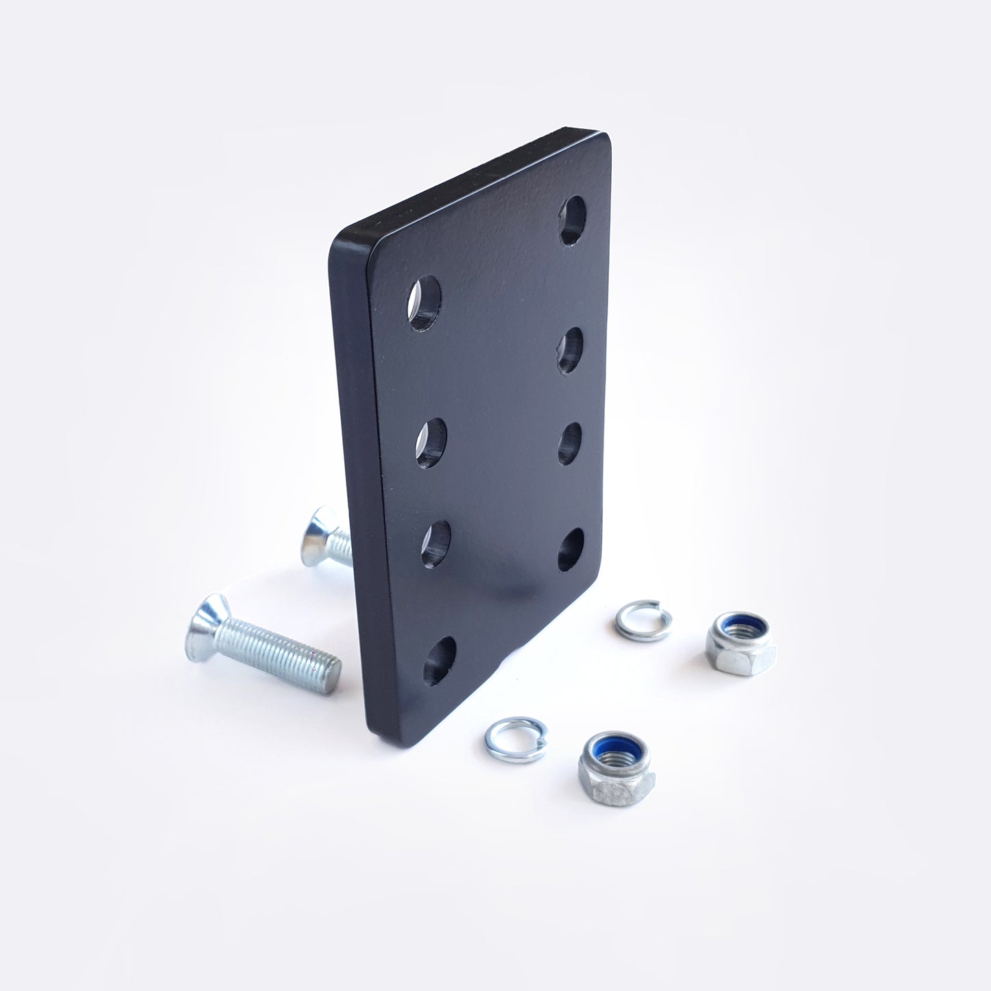 8 hole tow ball raiser or dropper plate - 16mm